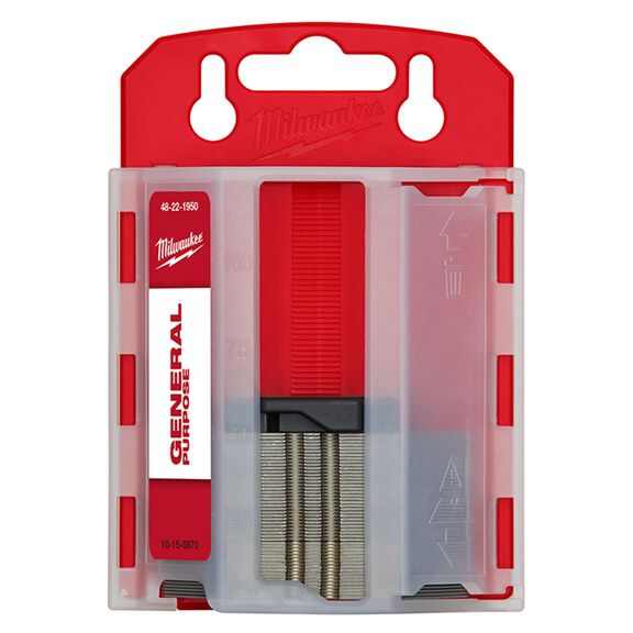 50 Piece General Purpose Utility Blades with Dispenser image number 0