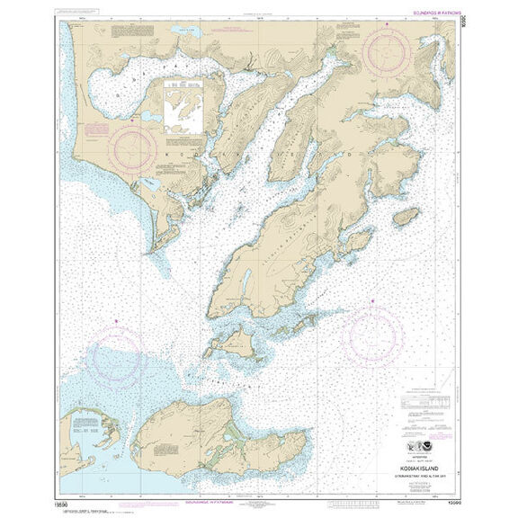#16590 Kodiak Island Sitkinak Strait & Alitak Bay image number 0
