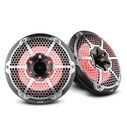 HYDRO 10" 2-Way Marine Speakers with Bullet Tweeter and Integrated RGB LED Lights, Carbon Fiber image number 0