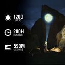 Breaker Rechargeable Precision Optic 1200 Lumen Flashlight image number 1