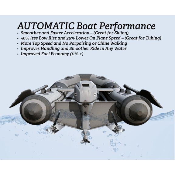 Stainless Steel Smart Tabs 7"X8" plates / 20lb. Actuators Fully Automatic Trim Tabs image number 5