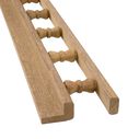 Teak L-Type Pin Rail image number 1