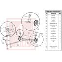 Replacement Parts for Laser Class Sailboat Dolly image number 0