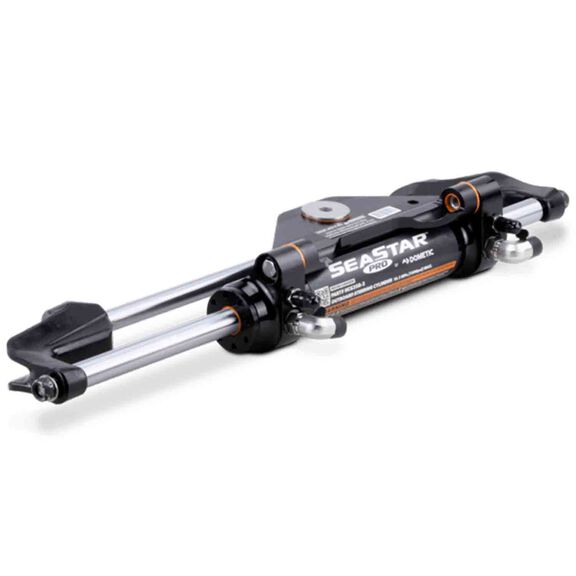 Seastar Pro HC6358-3 Outboard Hydraulic Steering Cylinder, Front Mount, Inverted Plate image number 0