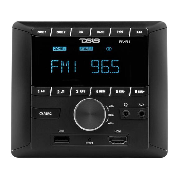 RV Stereo, LCD screen , 2 Zones, 4 volts Output, HDMI, BT, RDS 4 x 40 Watts image number 1