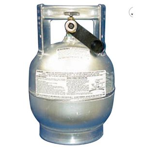 Aluminum LPG Cylinder, 20 lb. (5 gal) Vertical Orientation
