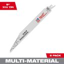 The Wrecker&trade; Multi-Material SAWZALL&reg; Blade 9" 7/11TPI, 5 Pack image number 0