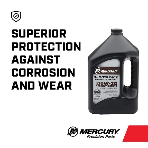 SAE 10W-30 Synthetic Blend 4-Stroke Marine Engine Oil image number 2