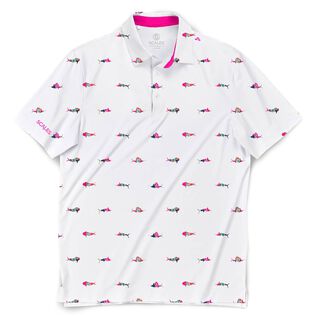 Men's Trippy Fish Polo