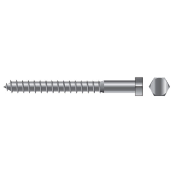 Stainless Steel Socket Lag Screws image number 0