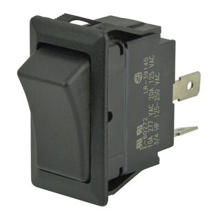 Rocker Switch, Off/(On), SPST