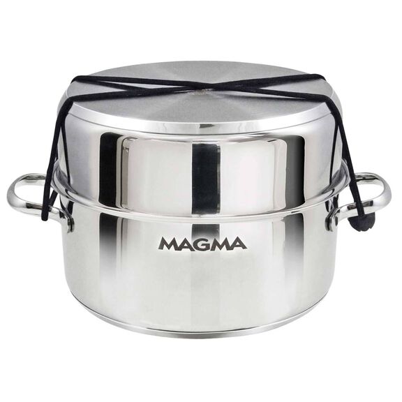 Professional Series Gourmet Nesting 10-Piece Stainless Steel Induction Cookware Set with Ceramica&reg; Non-Stick image number 2