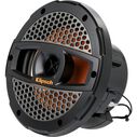 7" Marine Coaxial Speaker with Onyx Steel Colored Grille and LED Lights image number 6