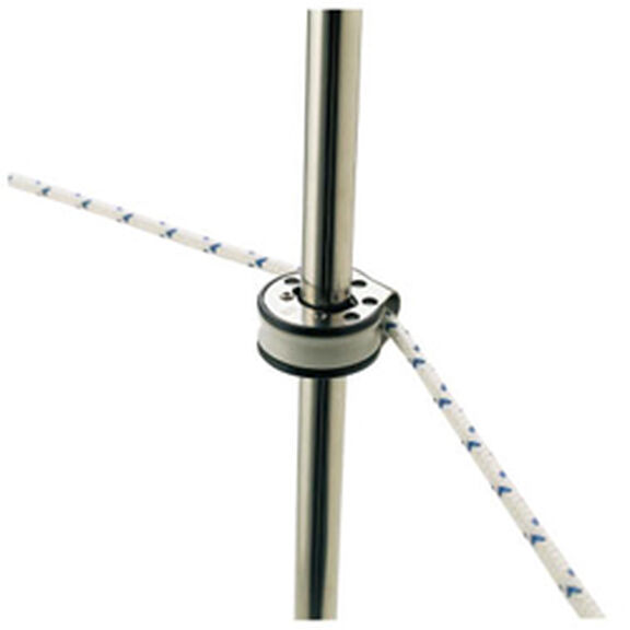 Furling Block, 1-1/4" Stanchion Size, Aluminum Sheave, 5/8" Max. Line Dia., 850 SWL image number 0