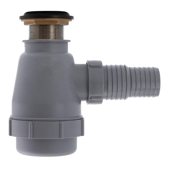 1-1/2" Drain, Flip Trap Sink Drain no Overflow, 1-1/4" & 1-1/2" Hose Barb Chrome image number 4
