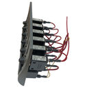 6 Position Streamline Water-resistant LED Switch Panel with Circuit Breakers image number 3