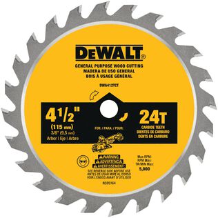 DEWALT 4-1/2" Circular Saw Blade