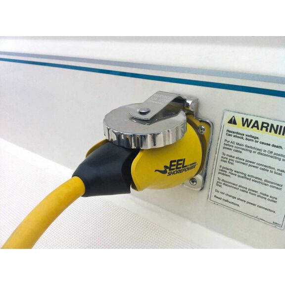Marinco 50 Foot EEL Shore Power Cord Set, 30 Amp, 125V, Yellow image number 4
