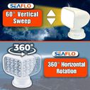 SEAFLO 28W Remote Control LED Searchlight, Warm White, Wired Remote, White image number 2