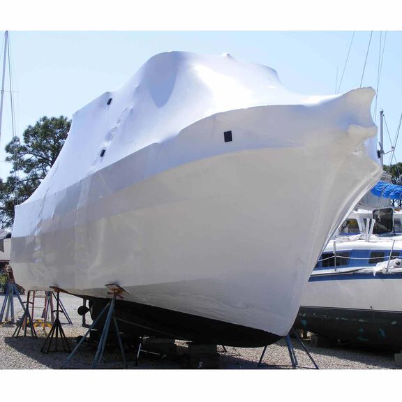 Shrink Wrap, 32' x 65', 7mil, White image number 2