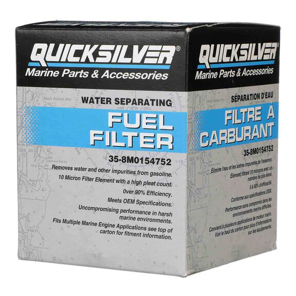 8M0154752 Water Separating Fuel Filter for Select Yamaha Outboards image number 3