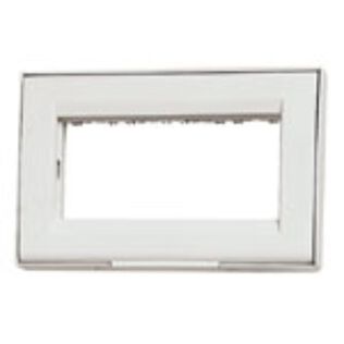 Vimar Idea Cover Plate Square 4-Module Sand White