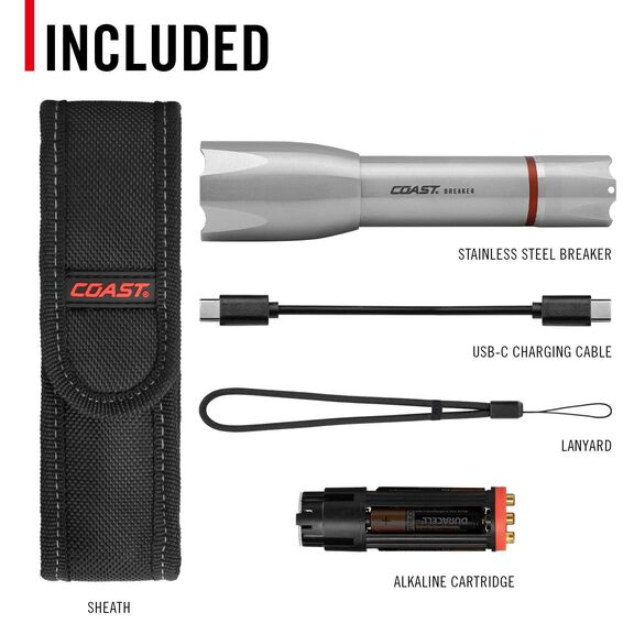 Breaker Rechargeable Precision Optic 1200 Lumen Flashlight image number 6