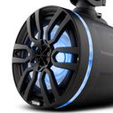 HYDRO 8" Marine Tower Speakers with Integrated RGB LED Lights, 375 Watts, Black image number 6