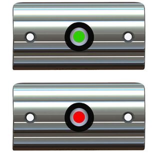 Rub Rail Mounted LED Navigation Light Set, 3 3/8", without plug