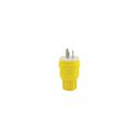20 Amp 125 Volt Locking Plug, Industrial Grade, Grounding, NEMA L5-20P 2P-3W, Wetguard Watertight image number 0