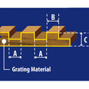 Teak 1" Cockpit Grating Material image number 2