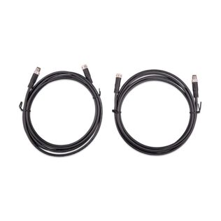 Victron Energy M8 circular connector Male/Female 3 pole cable 1m (bag of 2)