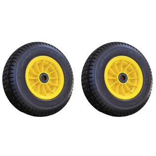 Dolly Wheels, PU Foam, Flat Free, for Laser, 2 Pack