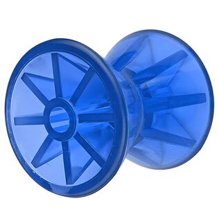 4" Trailer Bow Roller, Blue Poly