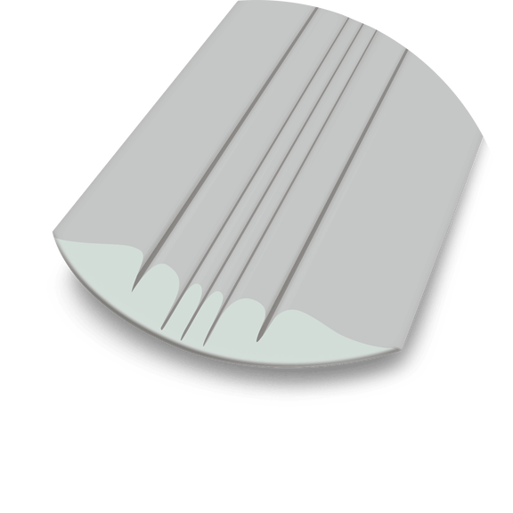 9' Megaware KeelGuard, Light Gray image number 2