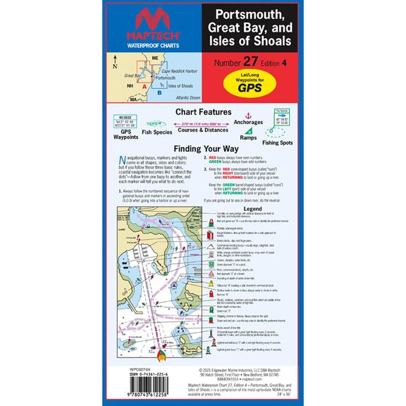 WPC027-04WMDS Portsmouth, Great Bay and Isles of Shoals, 4th Edition image number 0