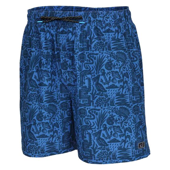 Men's Palapa Fish Folk Volley Shorts image number 0