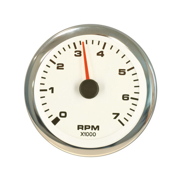 White Premier Pro Series Tachometer, 7000 rpm, O/B & 4-Stroke Gas Engines image number 0