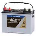Group 34 Starting Marine AGM Battery, 55 Amp Hours, 775 Cold Cranking Amps, 890 Marine Cranking Amps, 120 Reserve Minutes image number 0