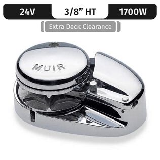 Muir Storm 3500 Low-Profile Windlass Low-Profile, 3/8" HT (G4), 24V DC, 1500W