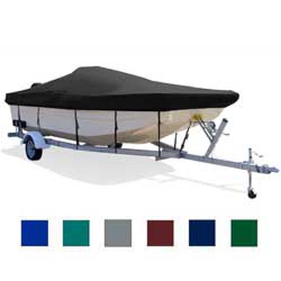 Deck Boat Cover, OB, Gray, Hot Shot, 19'5"-20'4", 102" Beam image number 0