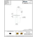 Deck-Mount Sprayer Small Arctic White Sprayer, 6' White Rubber Hose, Ultra-Low Profile Holder image number 3