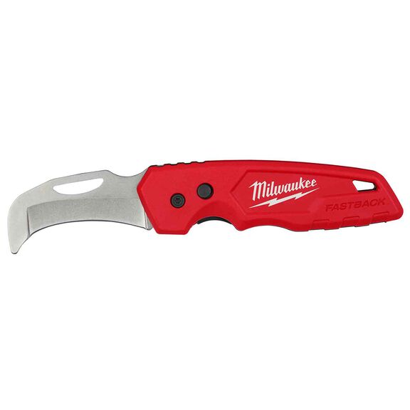 FASTBACK&trade; Blunt Tip Hawkbill Folding Knife image number 0