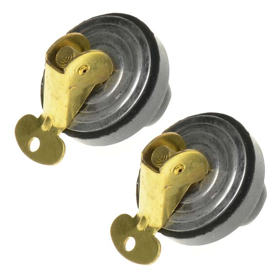 Baitwell Plugs, 1/2", Brass, Pair image number 0