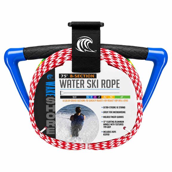 75' 8-Section Waterski Tow Rope image number 0