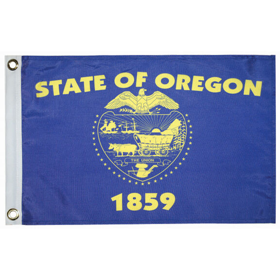 Oregon State Flag, 12" x 18" image number 0