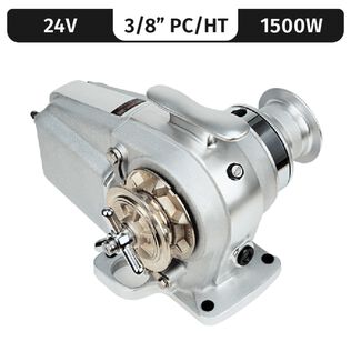 Lofrans Tigres 1500W Horizontal Electric Windlass 24V - 3/8" Proof-Coil Chain Gypsy