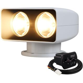 SEAFLO 03 Series 100W Remote Control Halogen Boat Searchlight, White