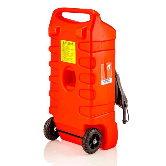 14 Gallon Powered Portable Fuel Tank with Extra Cables (Alligator Clips) image number 3
