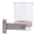 Miah Cup Holder Plastic Cup Brushed Nickel image number 1